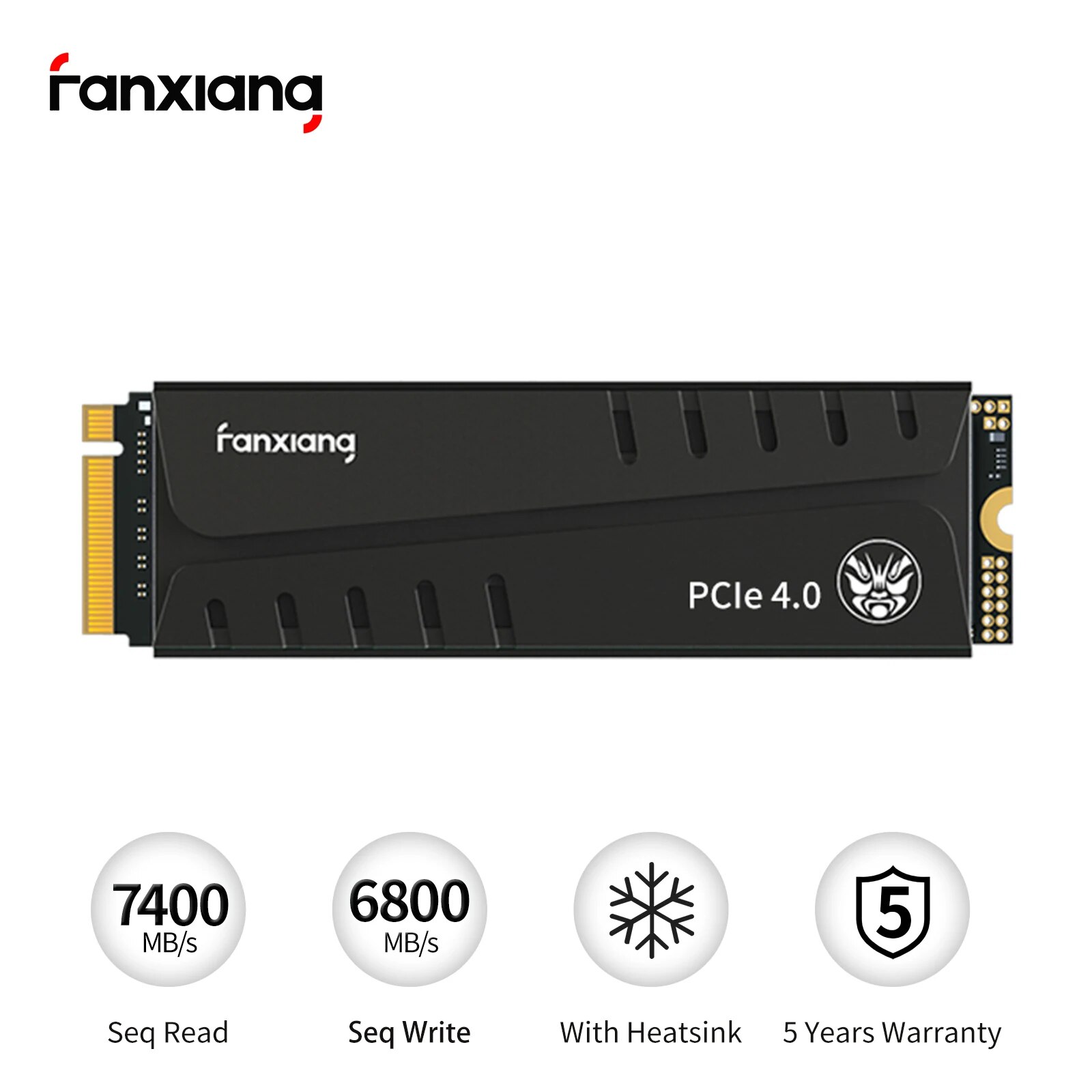Fanxiang M.2 SSD S660, S770, S880 SSD NVMe M2 PCIe4.0, 7400 MB/s, 1TB, 2TB, 4TB, ÷̼̽ 5, PS5 ũž  ָ Ʈ 